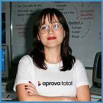 Prof. Dani, professor de Redação do Aprova Total